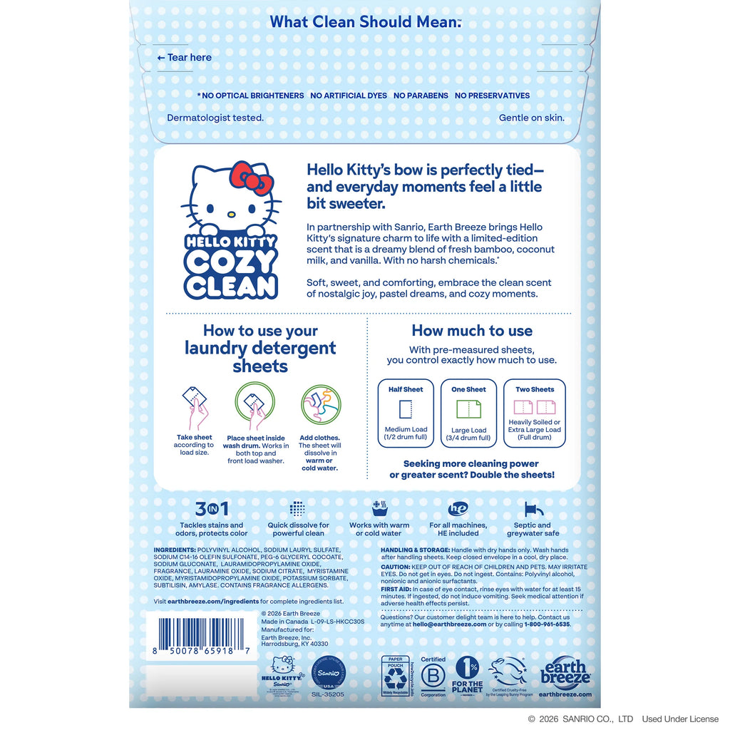 Hello Kitty™ Laundry Detergent Sheets