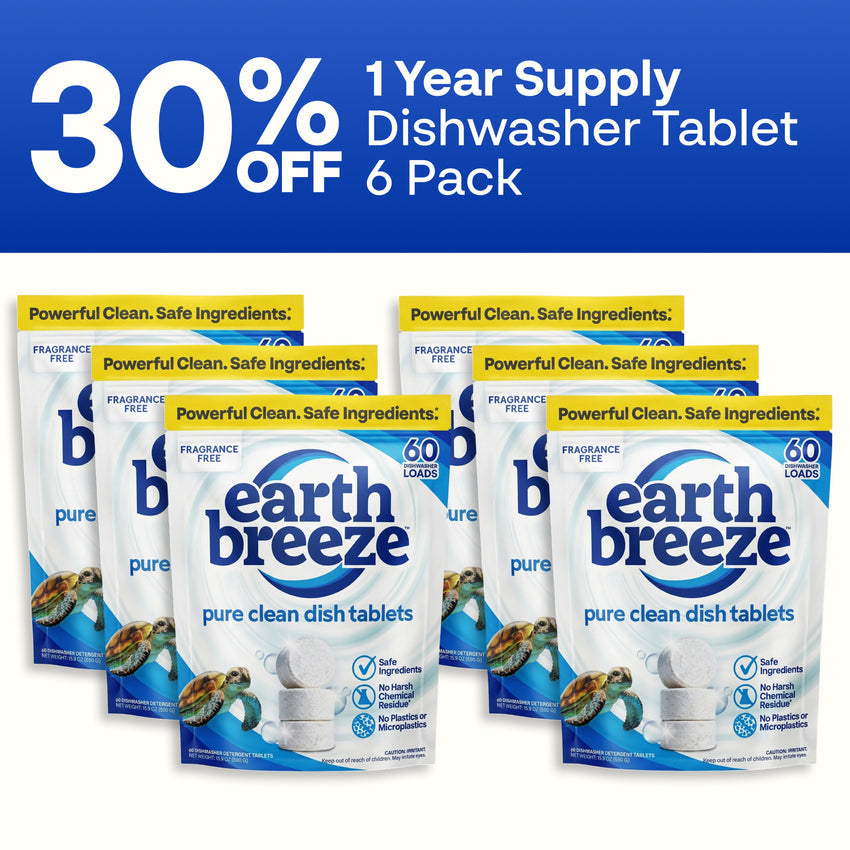 Pure Clean Dishwasher Tablets - 6 Pack